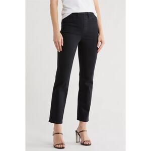 Good American Good Legs Straight Pull-On, Black, Size M/2, NWT